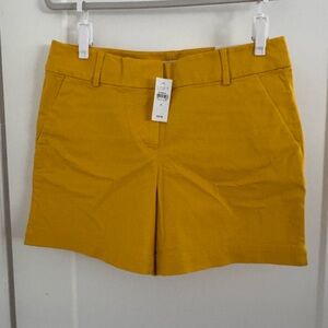 LOFT Women's Mustard Yellow Riviera Bermudas